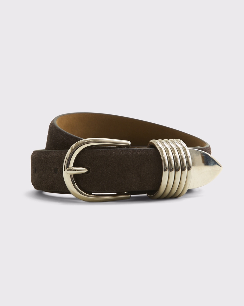 Essential Rounded Suede Belt