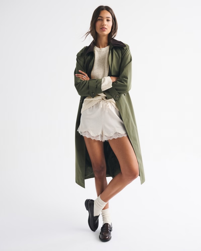 abercrombie, Open-Stitch Textural Crew Sweater