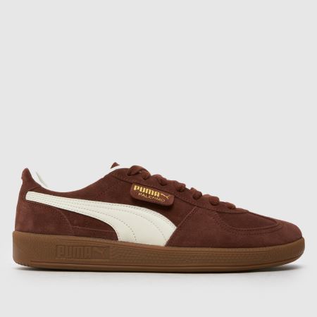 Puma Palermo in Brown &amp;amp; White
