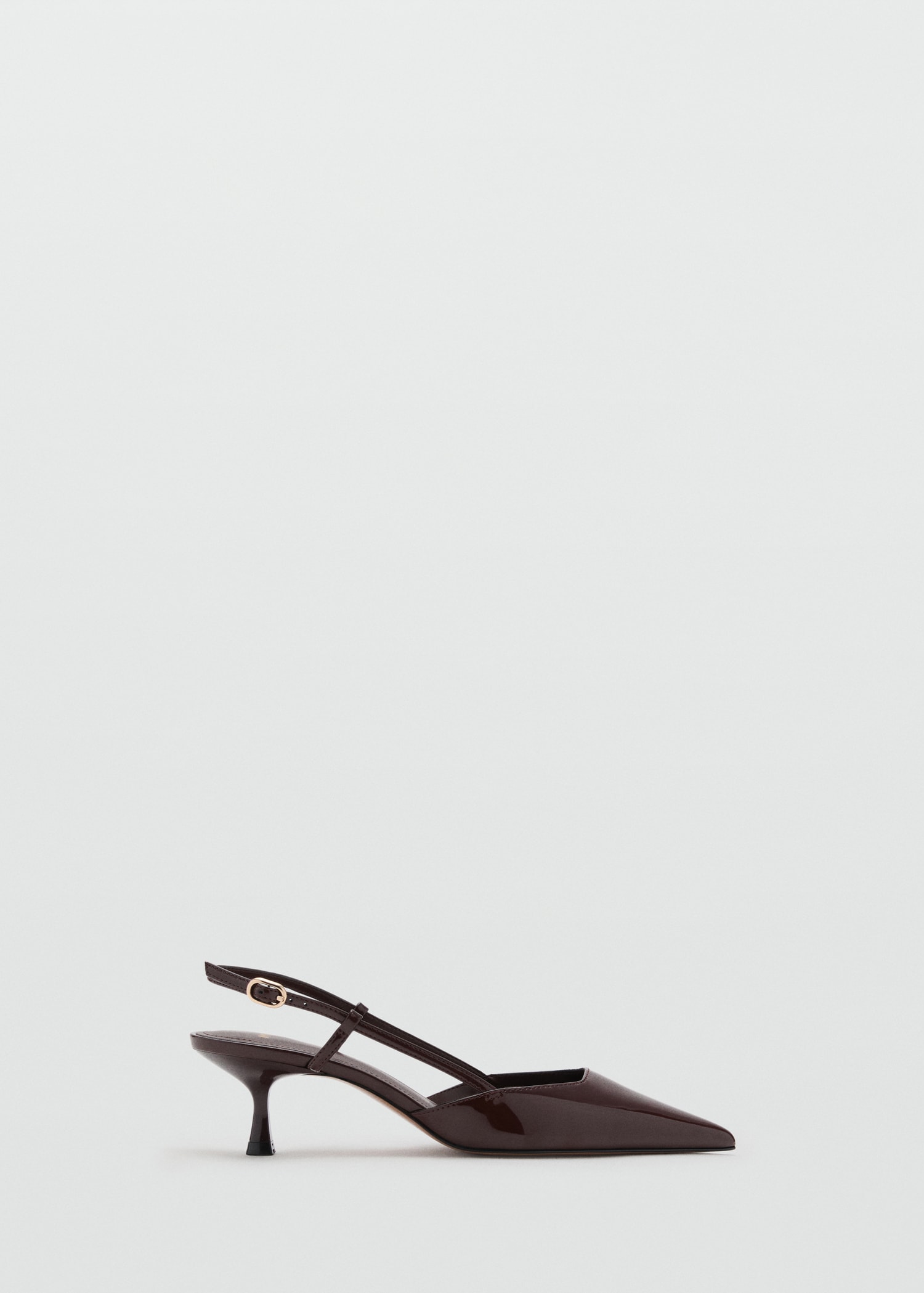 Kitten-Heel Patent Leather Shoes - Women | Mango United Kingdom