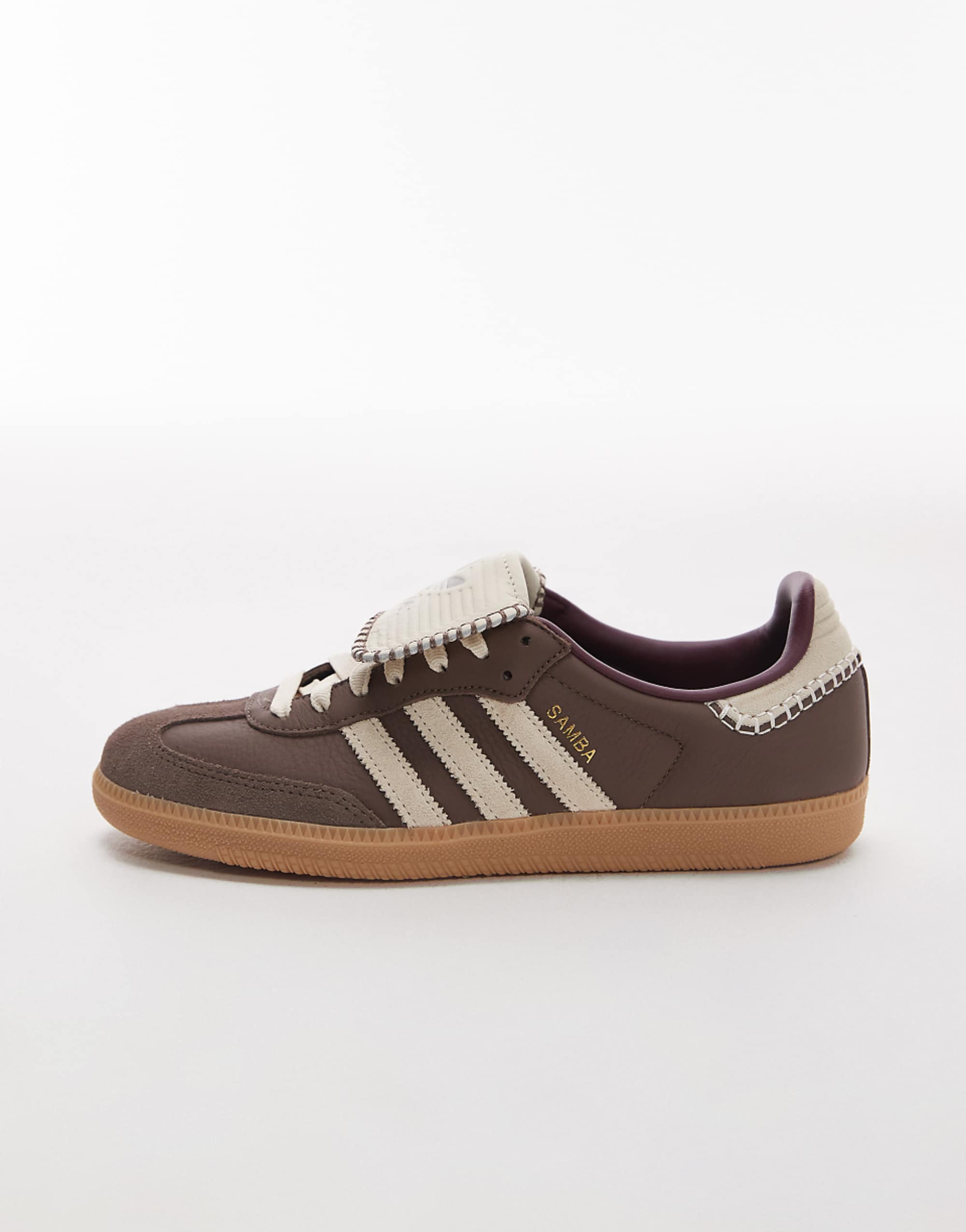 Adidas Originals Samba Lt Trainers With Crochet Detailing in Brown - Exclusive to Asos