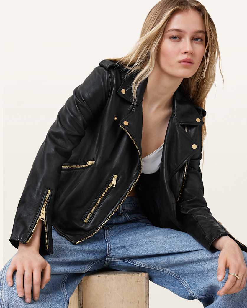 Balfern Leather Biker Jacket