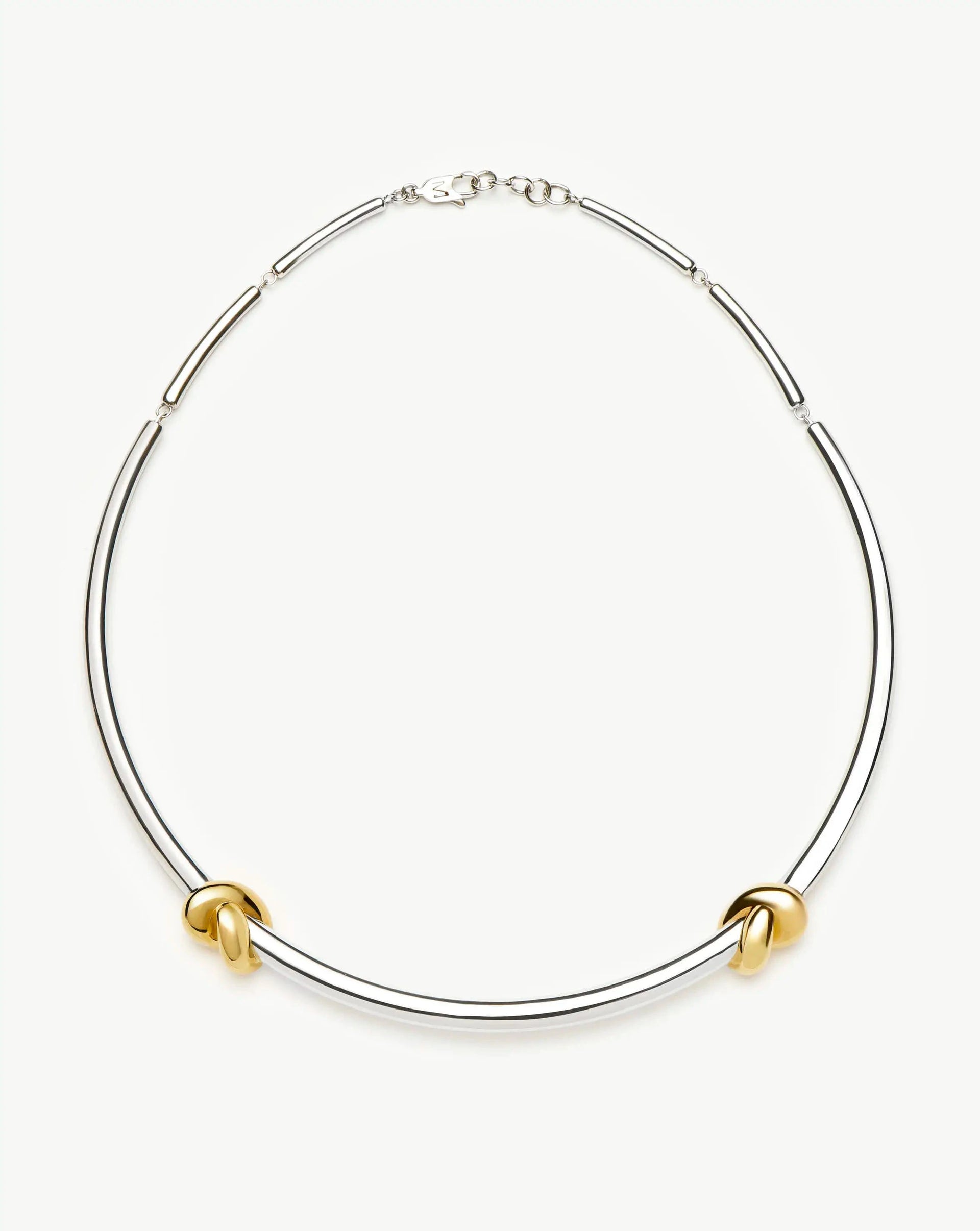 Lucy Williams Knot Torque Necklace | Mixed Metal - Mixed Metal