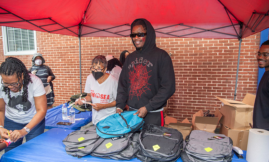 Young Thug Makes Surprise Appearance At Back-to-School Event