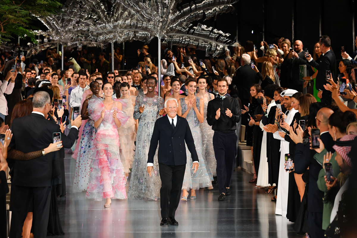 Giorgio Armani runway 2021