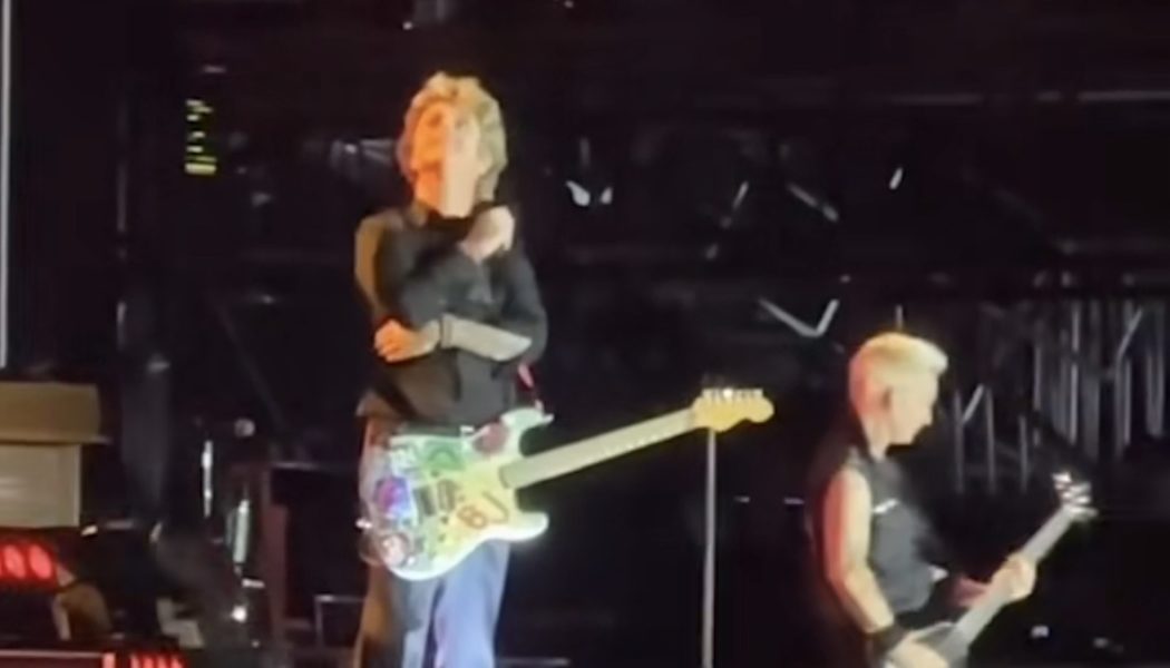 Green Day's Billie Joe Armstrong on Nearby Rocket: "There Goes the Epstein Files"