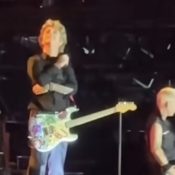 Green Day's Billie Joe Armstrong on Nearby Rocket: "There Goes the Epstein Files"