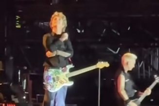 Green Day's Billie Joe Armstrong on Nearby Rocket: "There Goes the Epstein Files"