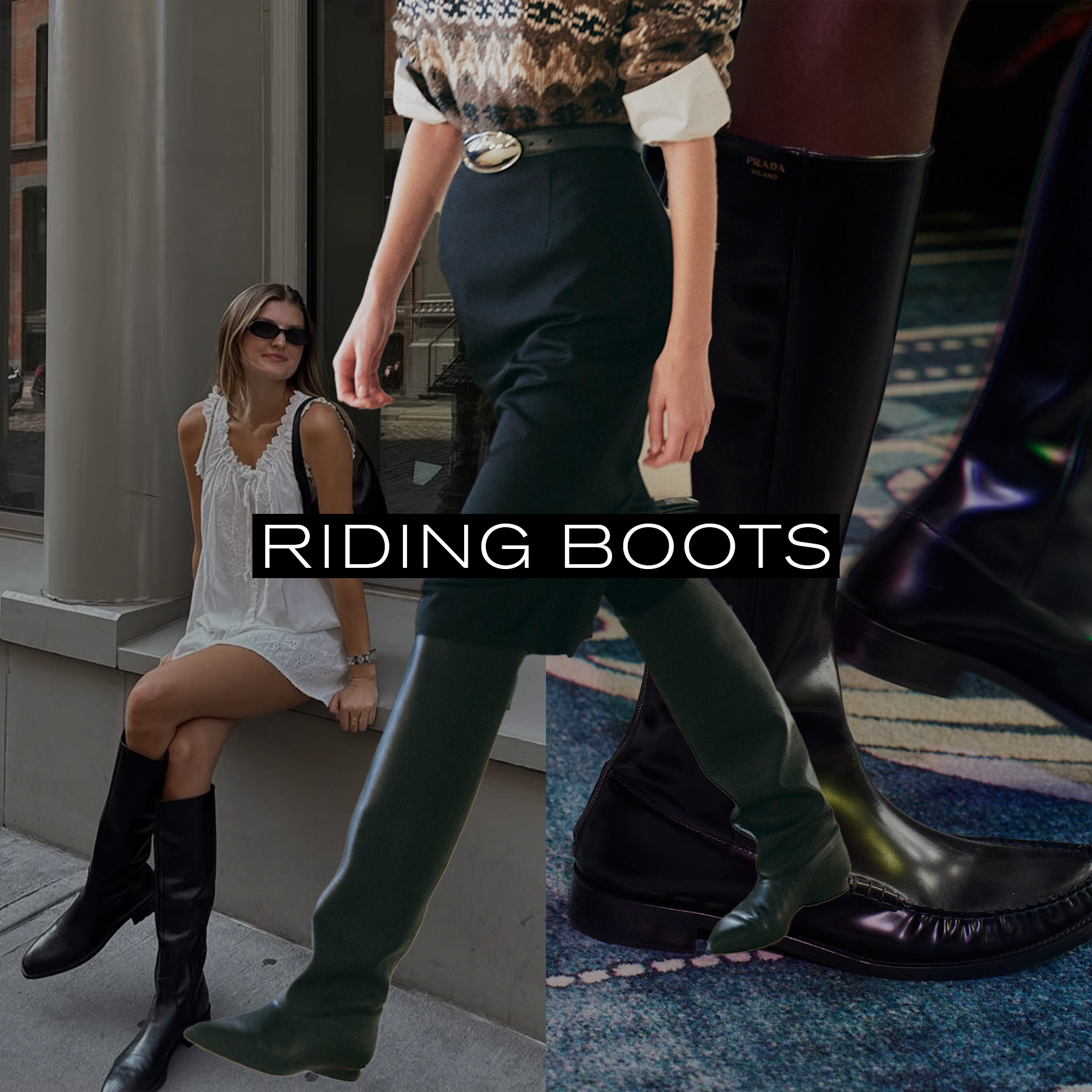 Fall 2025 boot trend on the runway and in street style.
