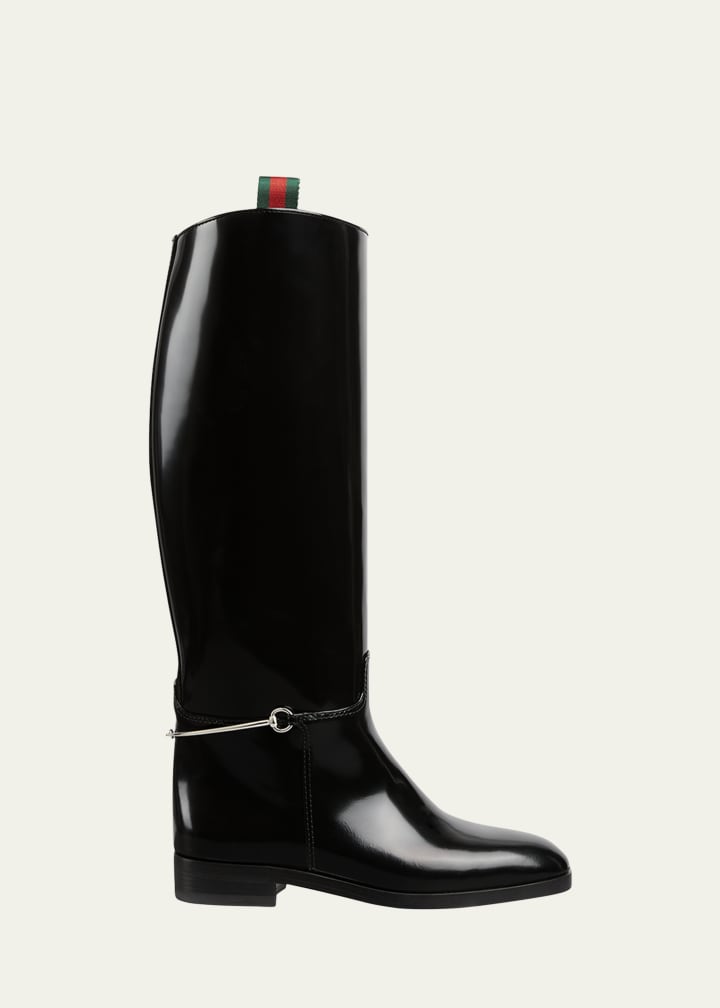 Michelangelo Leather Bit Riding Boots