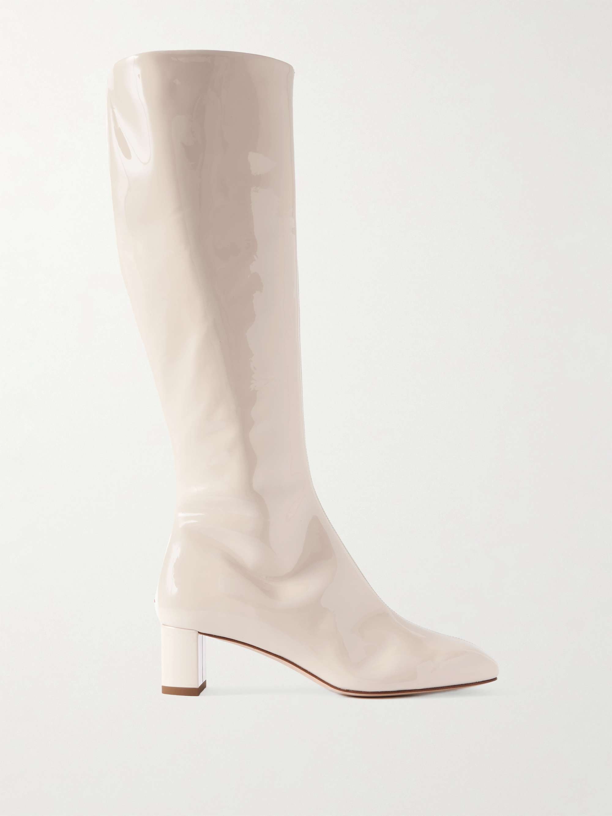 Marty Patent-Leather Knee Boots