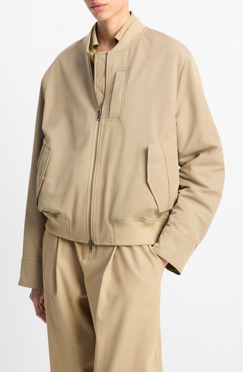 Relaxed Tech Bomber Jacket