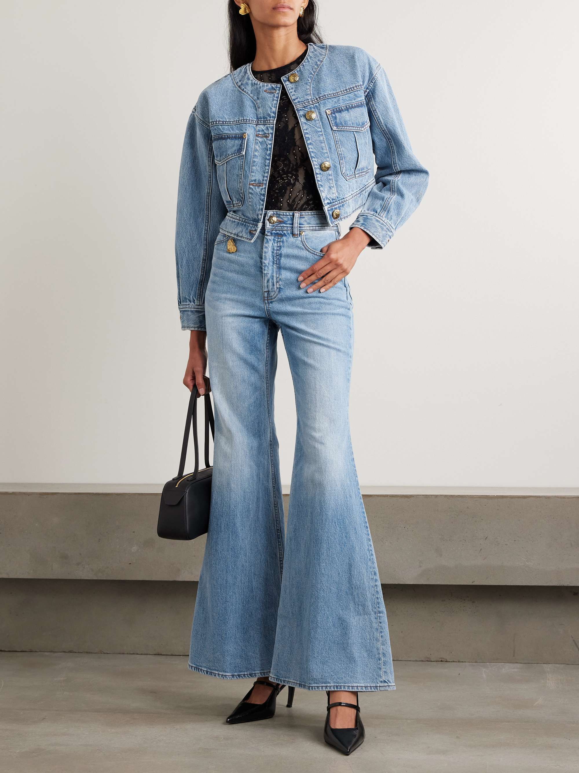 High-Rise Flared Jeans