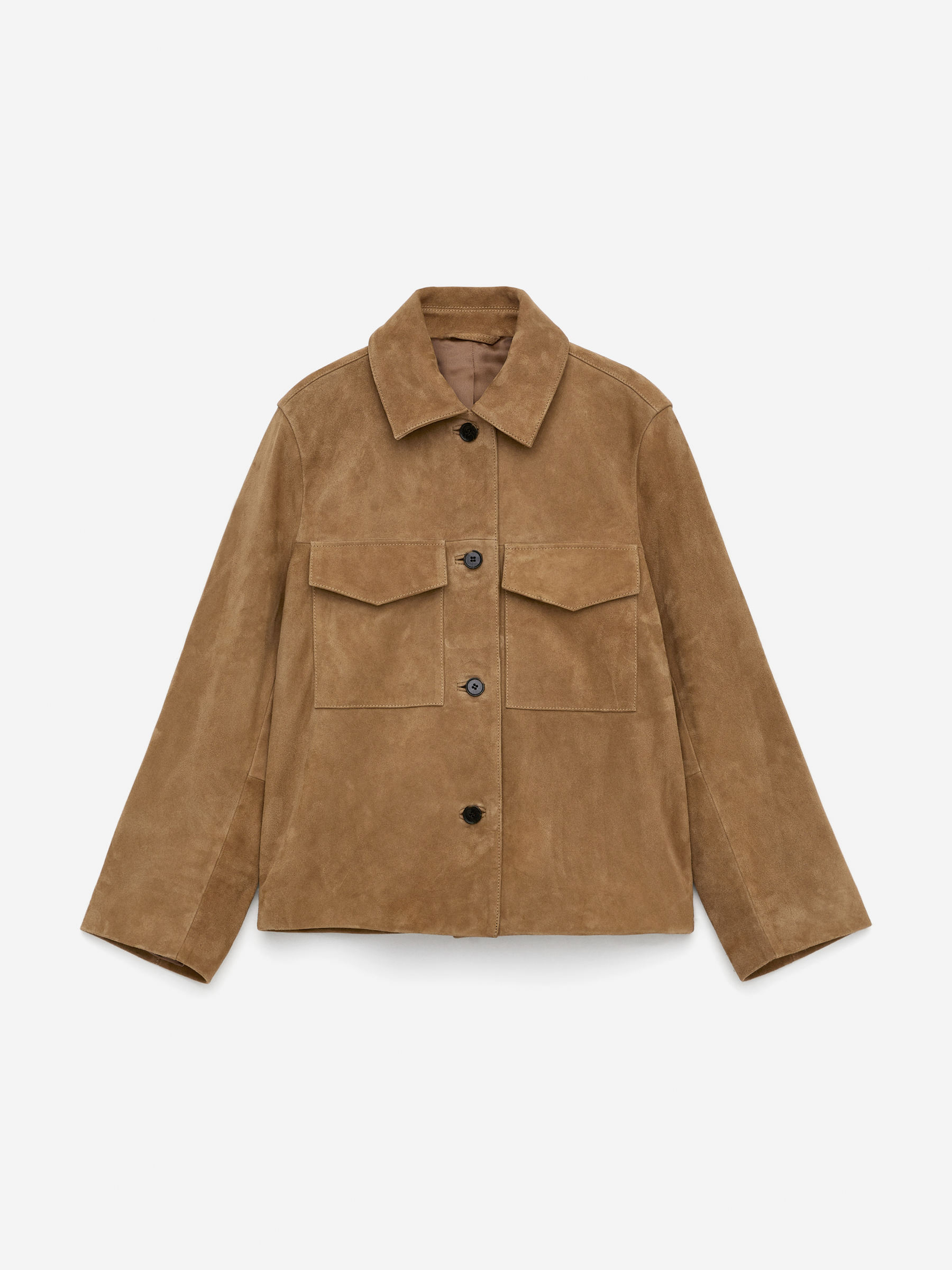 Suede Jacket &amp;ndash; Beige &amp;ndash; Women &amp;ndash; Arket Gb