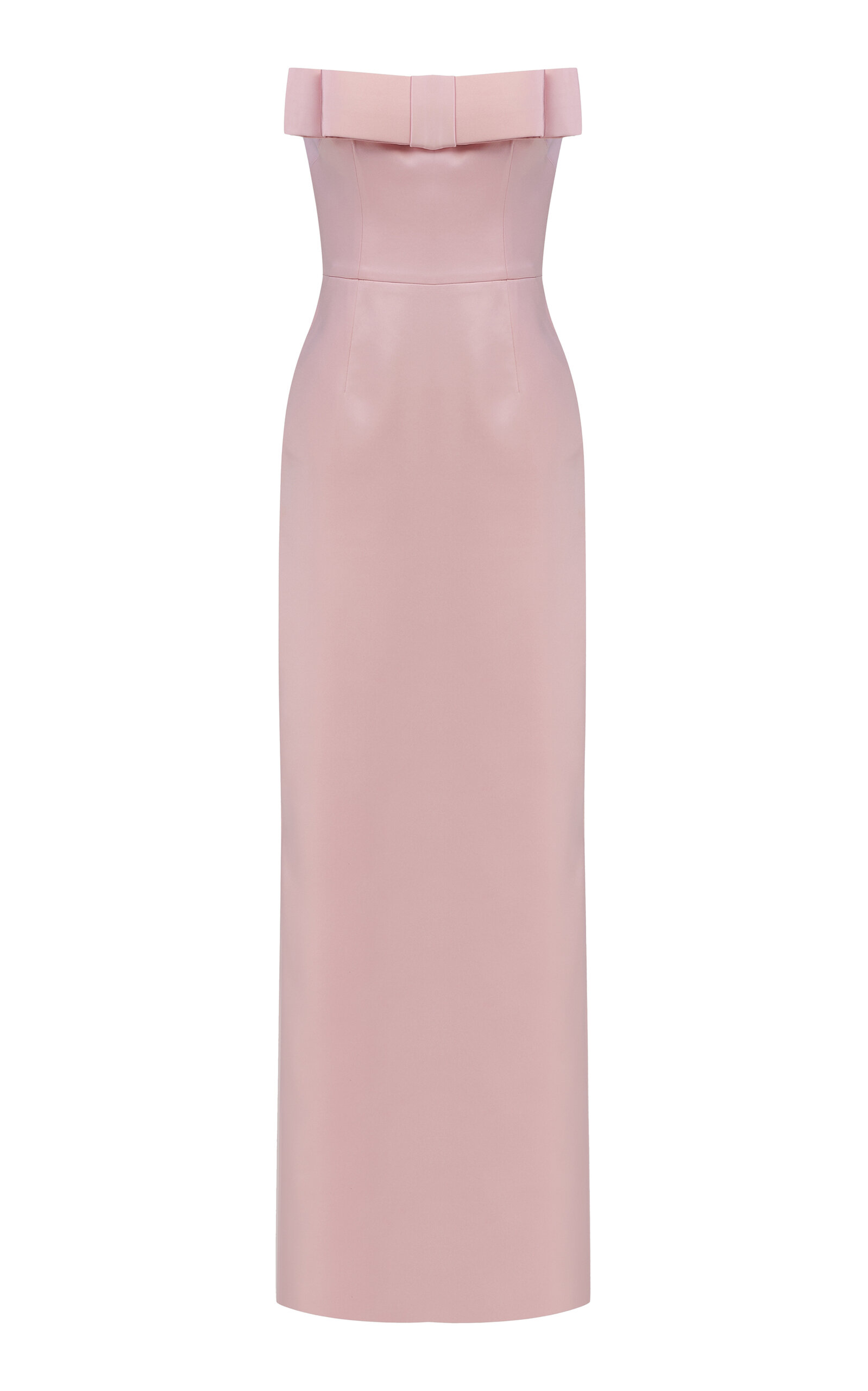 Sisu Bow-Detailed Satin Maxi Dress