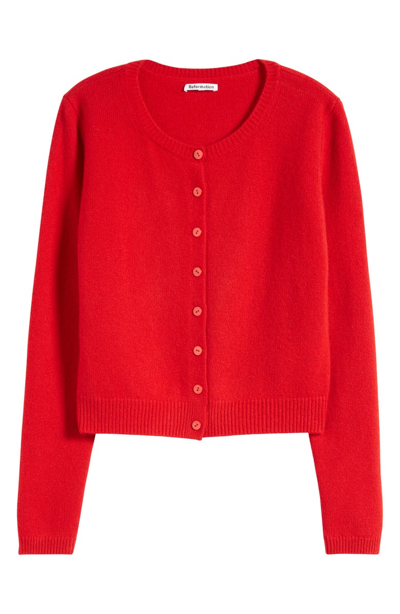 Clara Cashmere Crew Cardigan