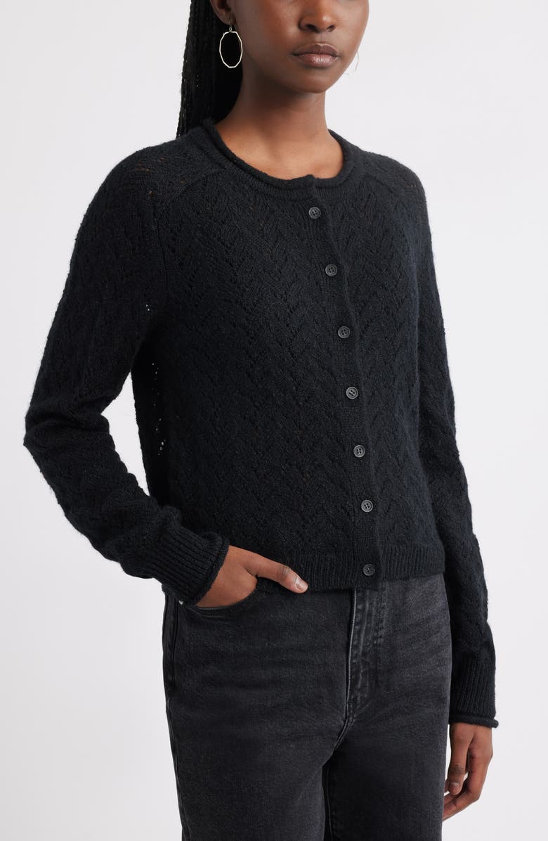 Nep Pointelle Cardigan