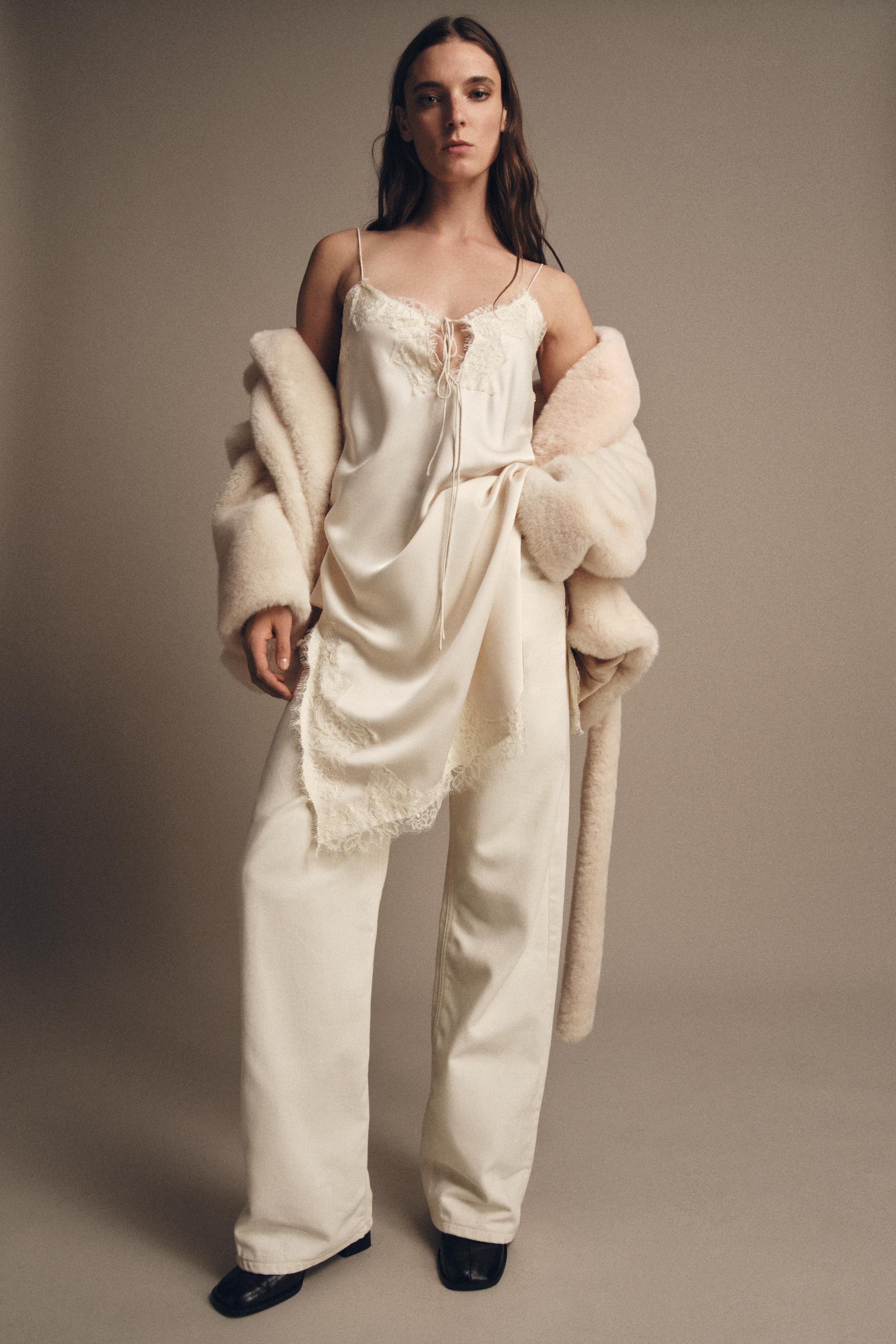 Zw Collection Lace Camisole Dress