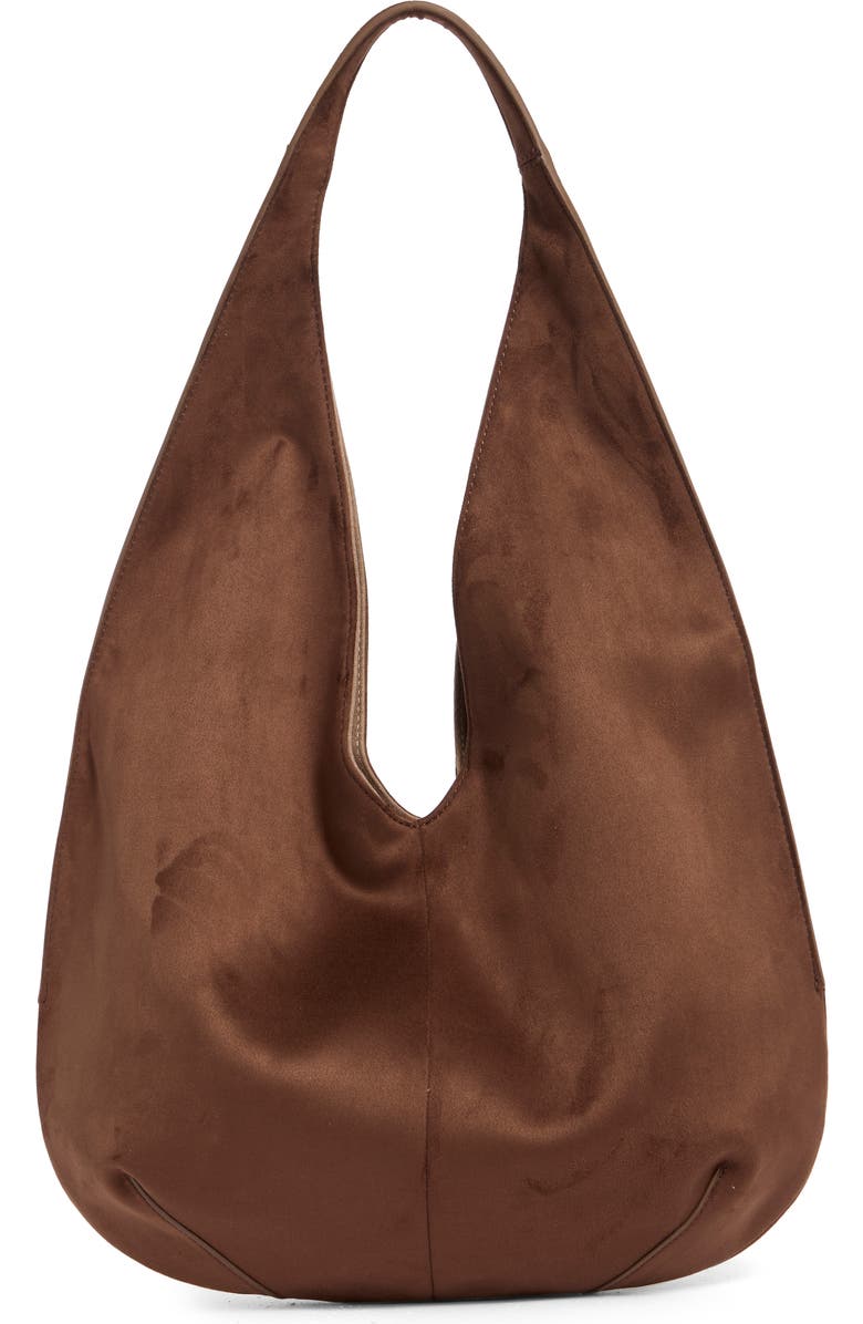 Dara Faux Suede Hobo Bag