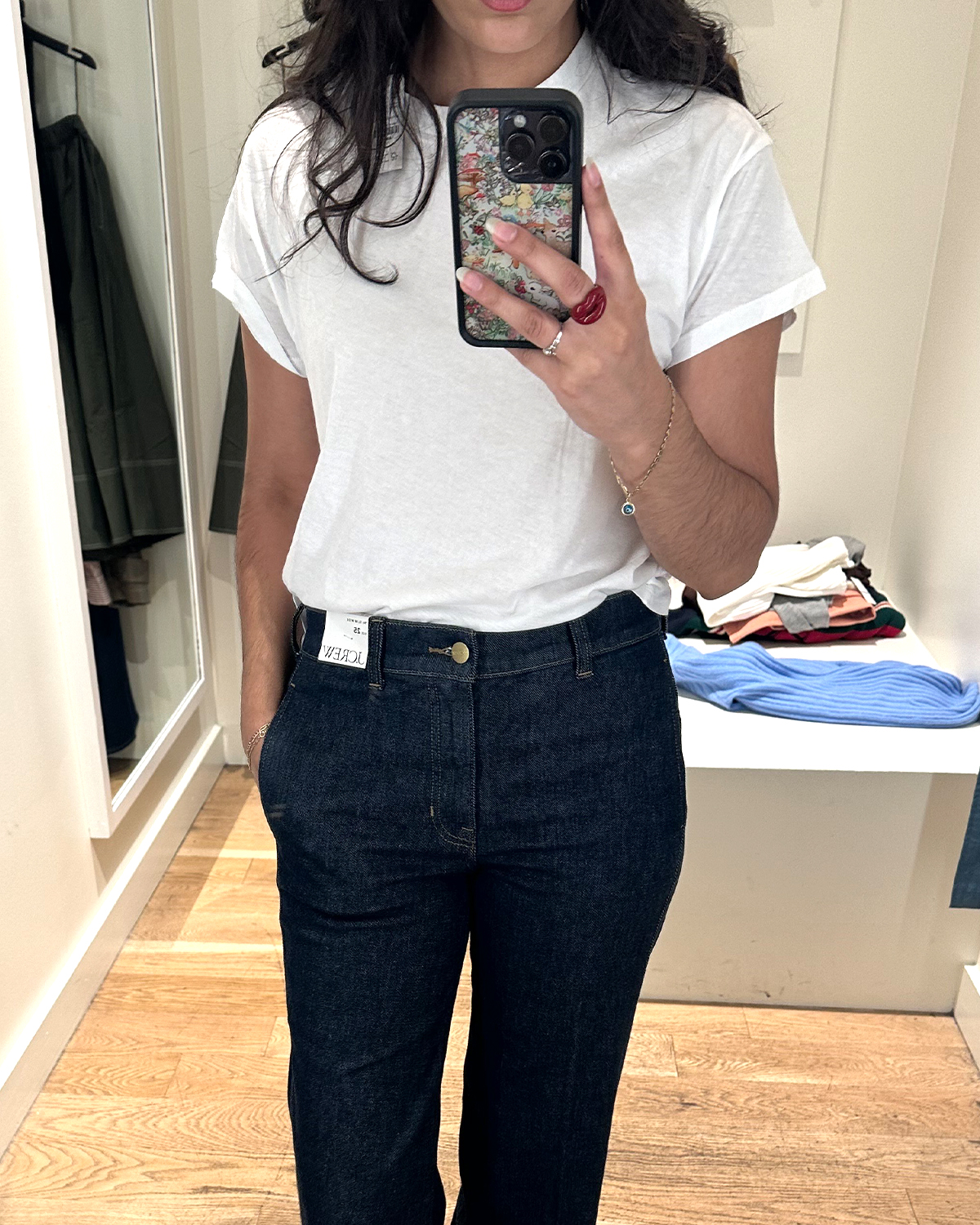 WWW Editor Josephine Hadjiloucas J.Crew Try On