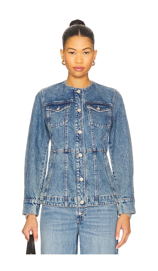 X We the Free Lula Denim Jacket in River Blues
