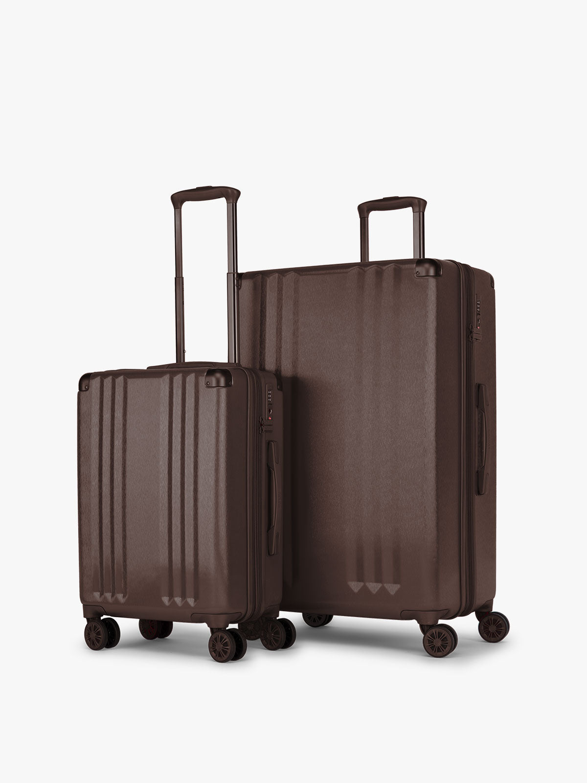 Ambeur 2-Piece Luggage Set - Walnut