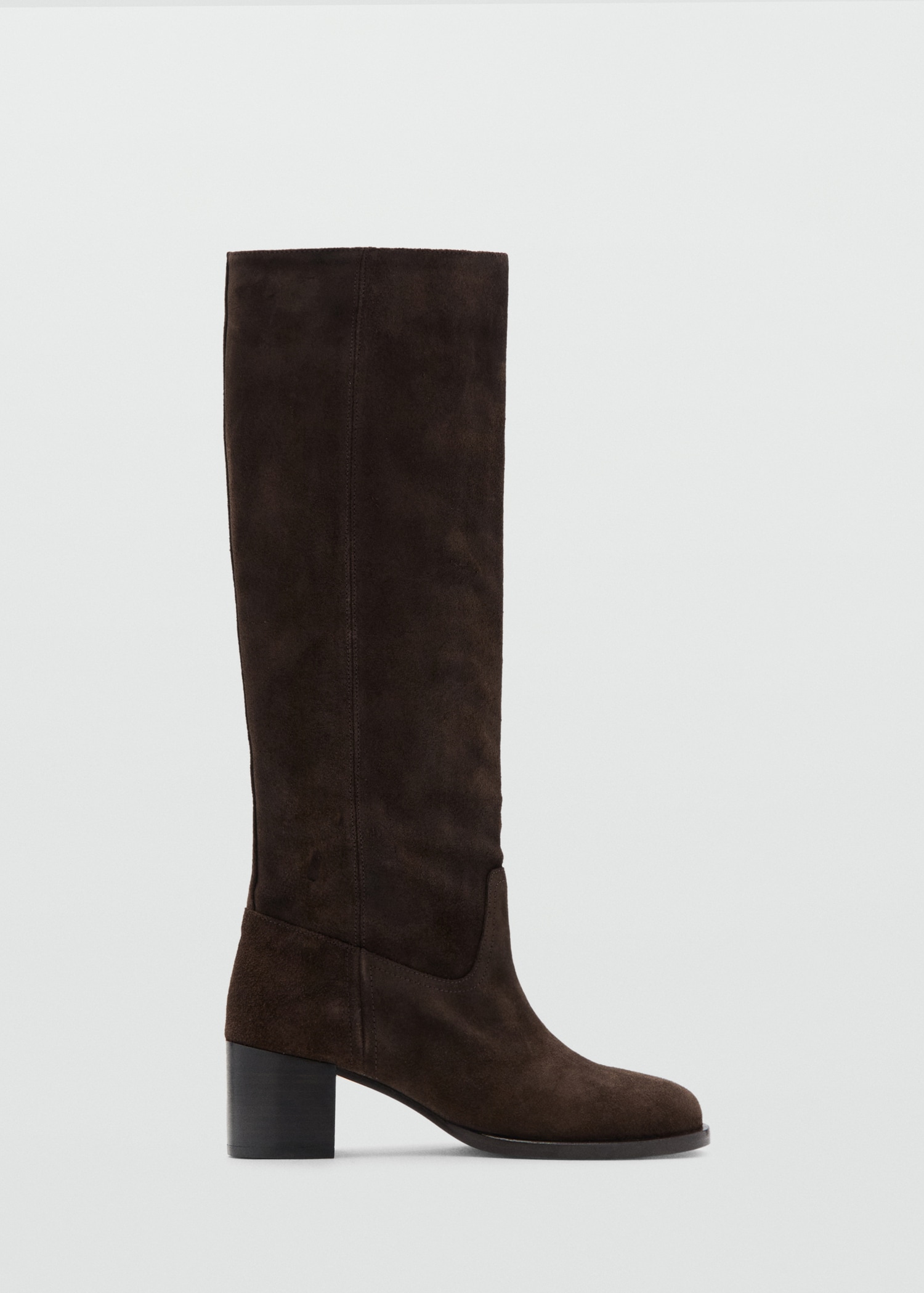 Heel Suede Boots - Women | Mango Usa