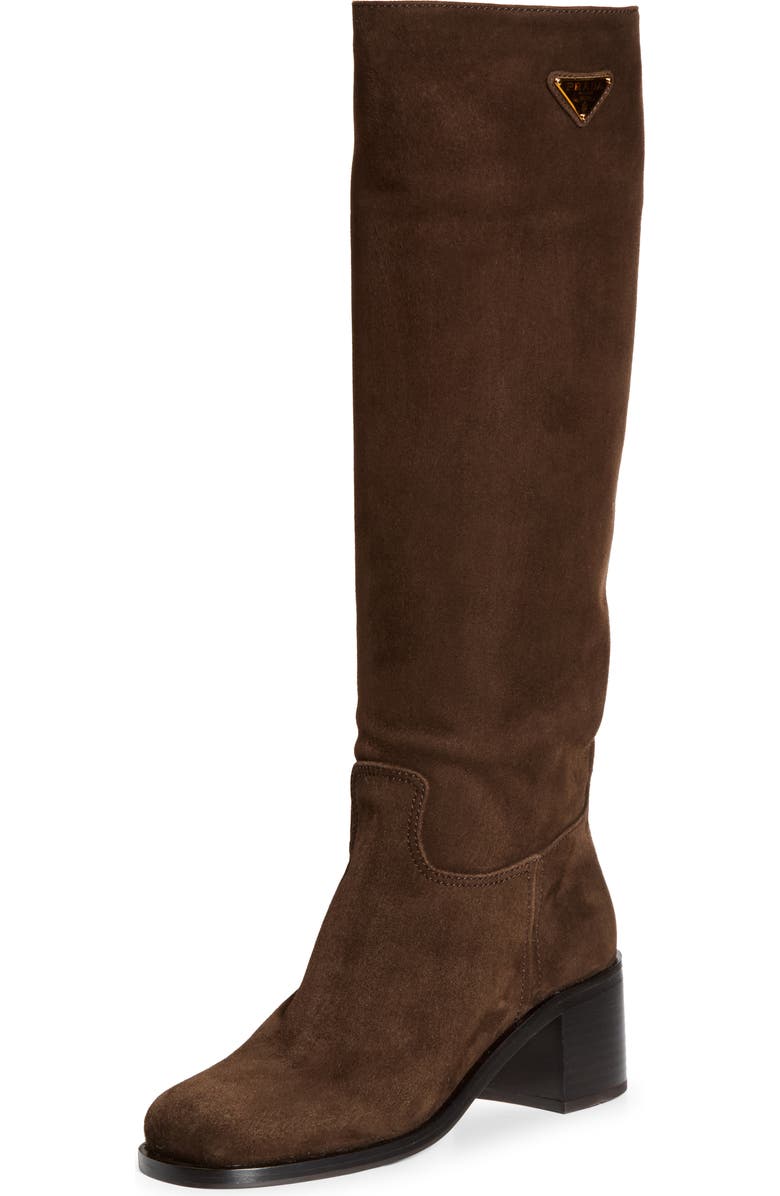 Suede Knee High Boot