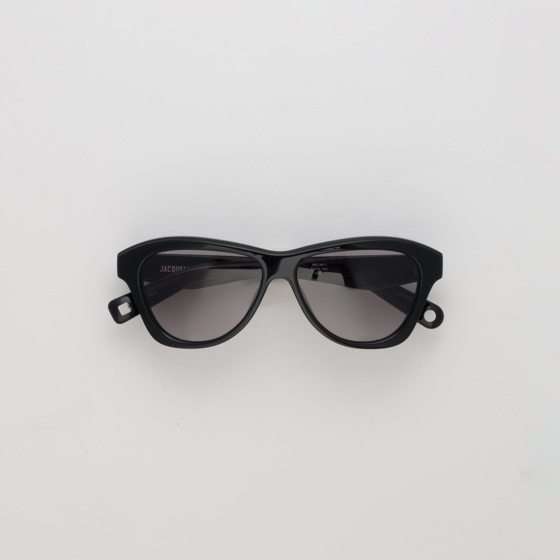 Palmier Angular Sunglasses in Black