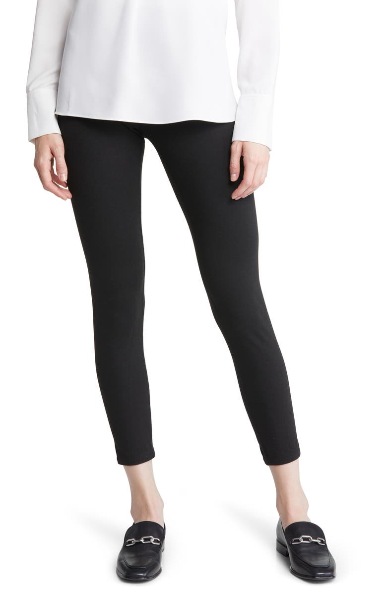 Reversible Ponte Knit Crop Leggings