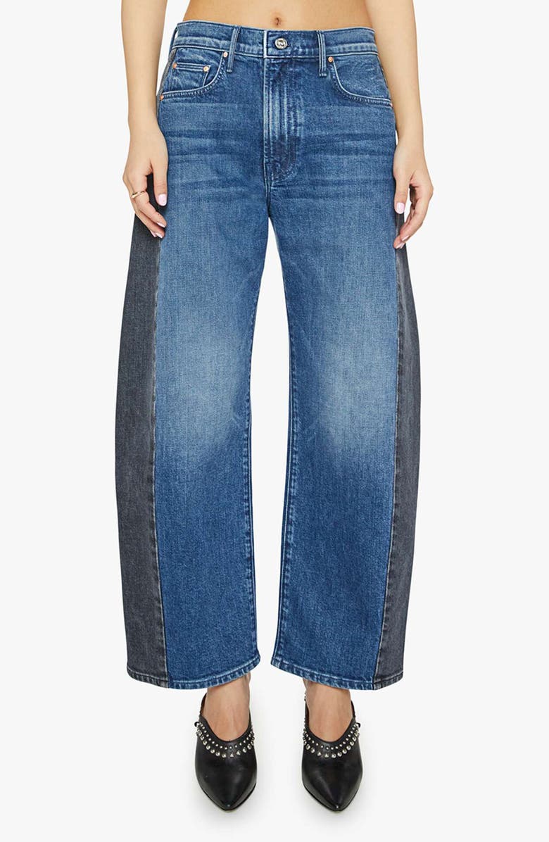Lil Half Pipe Flood High Waist Ankle Wide Leg Jeans