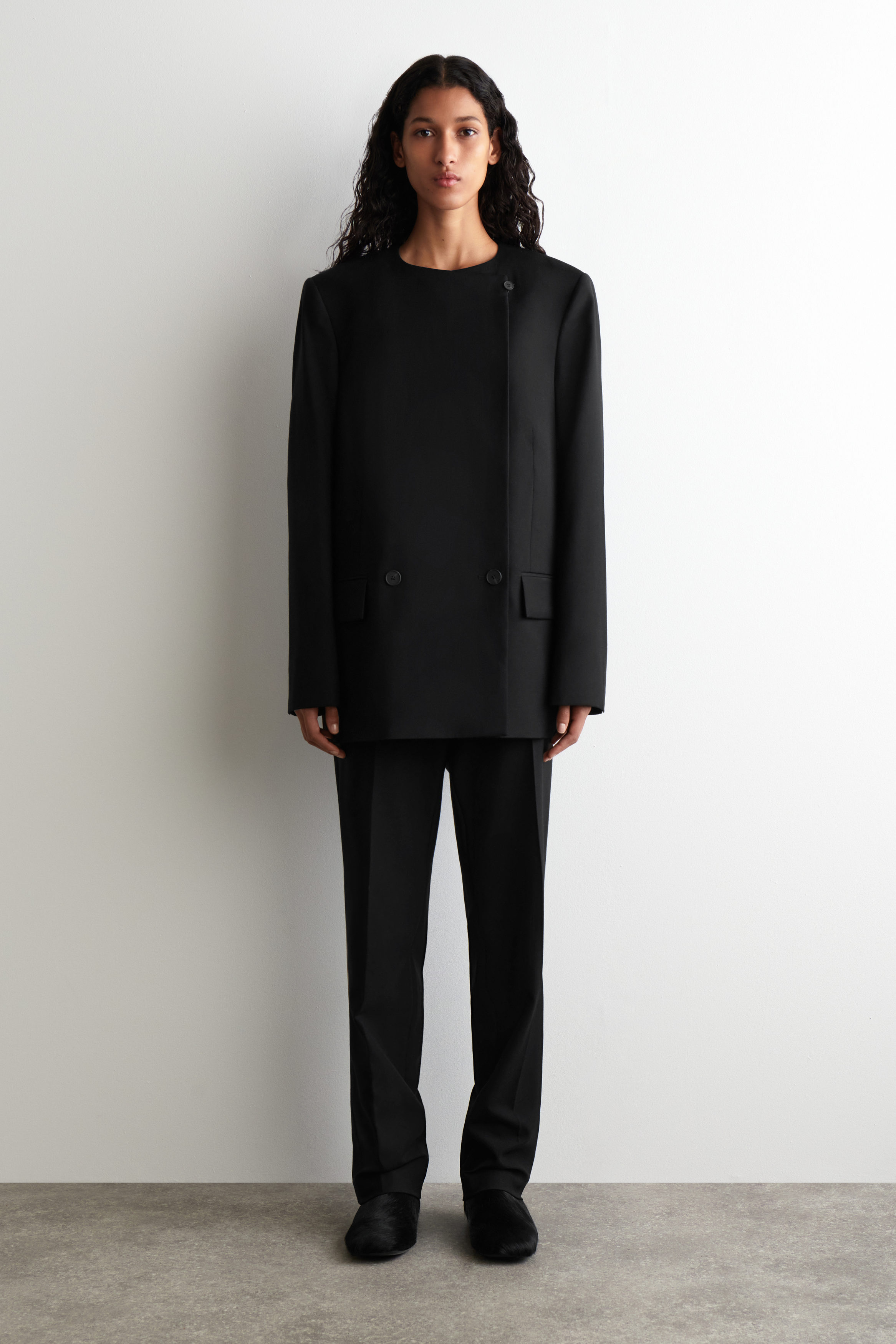 Slim Wool-Blend Trousers