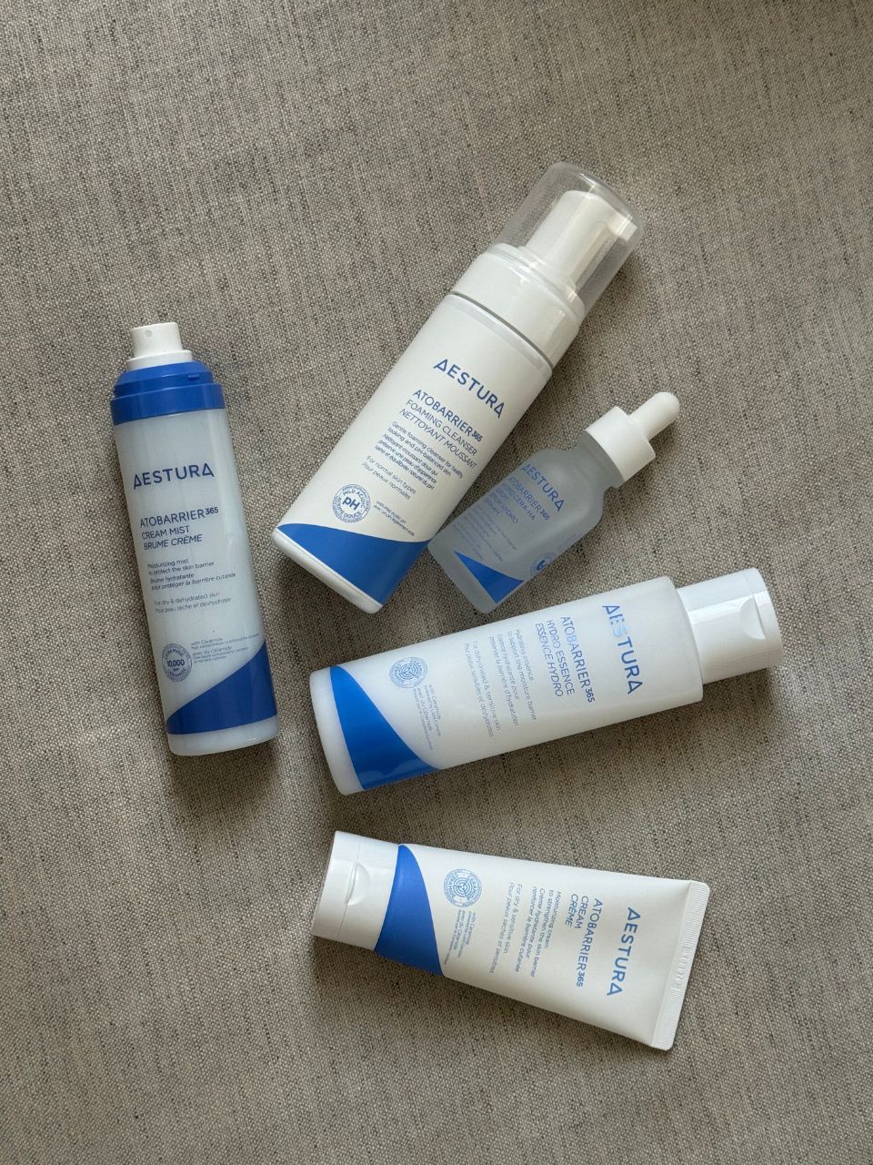 An image featuring various Aestura products