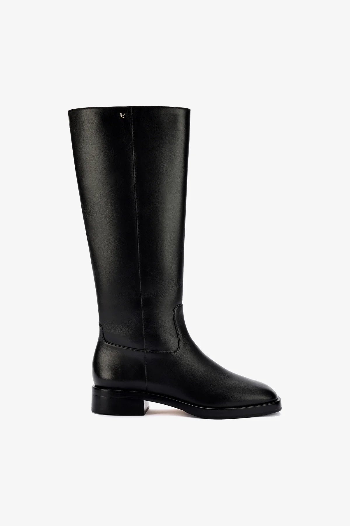 Larroud&amp;eacute;, Anne Boots in Black Leather