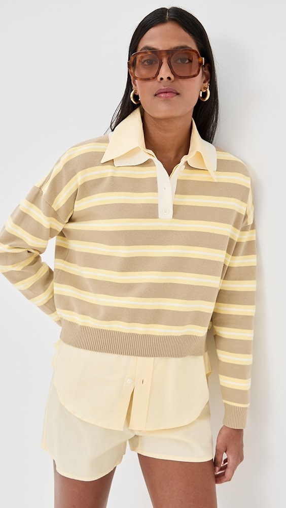 Le Bop Striped Polo