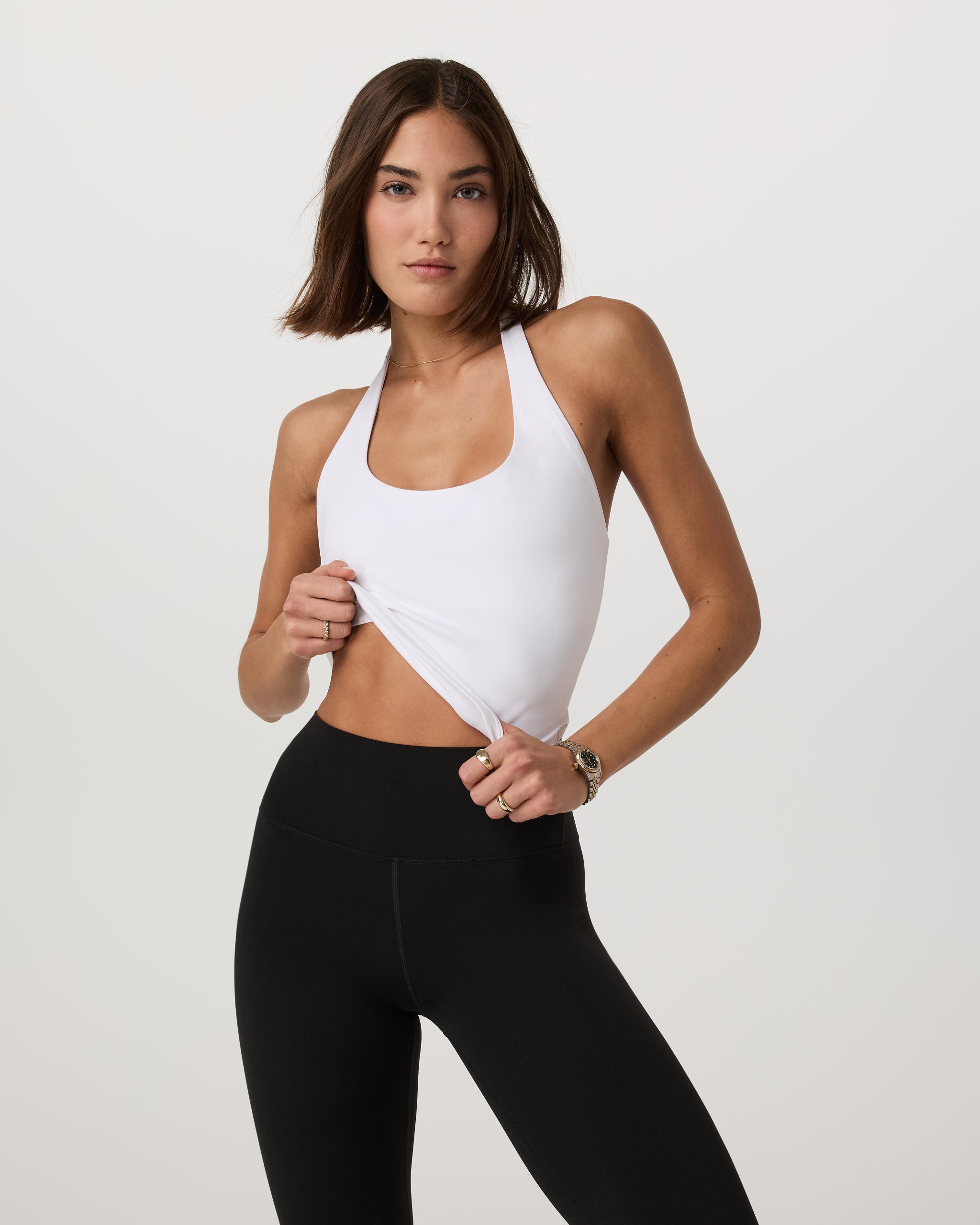 Vuori Allthefeels&amp;trade; Halter - White - Xxs