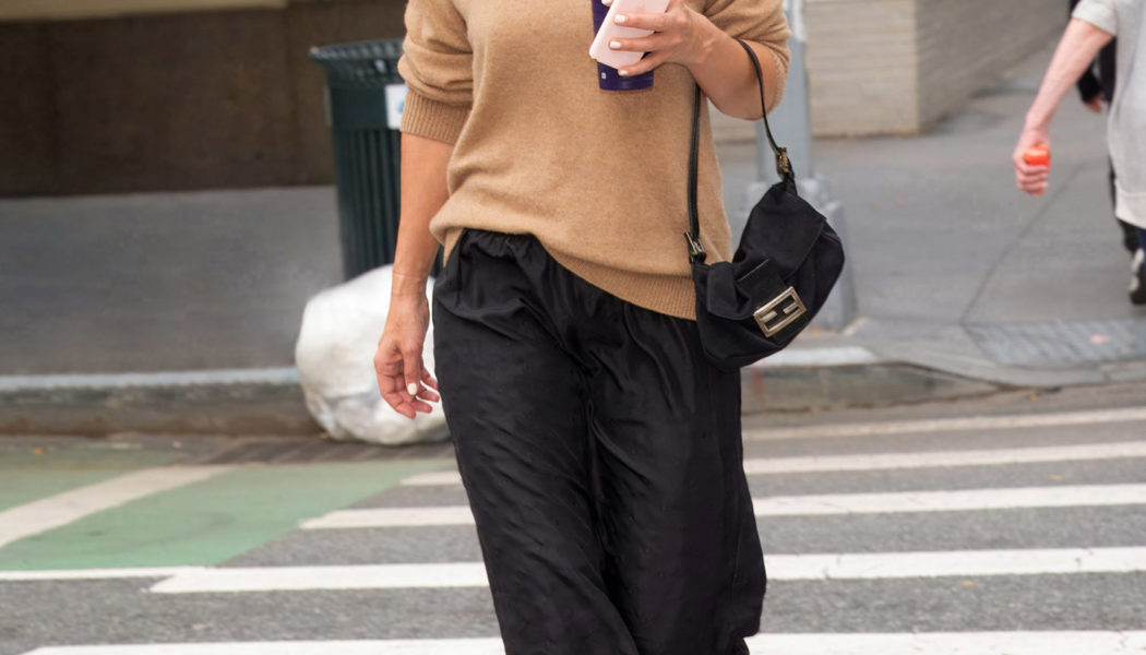 Katie Holmes Just Styled a Midi Skirt and Flats in the Most London-Girl Way