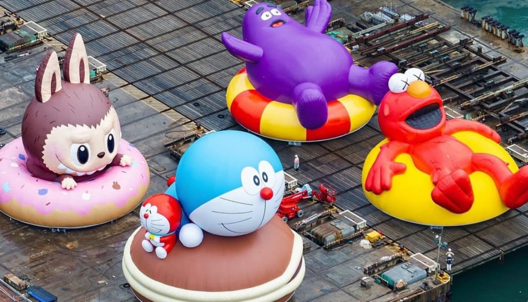 KAWS Joins Forces With AllRightsReserved for World's First and Largest Water Parade