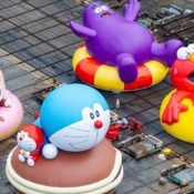 KAWS Joins Forces With AllRightsReserved for World's First and Largest Water Parade