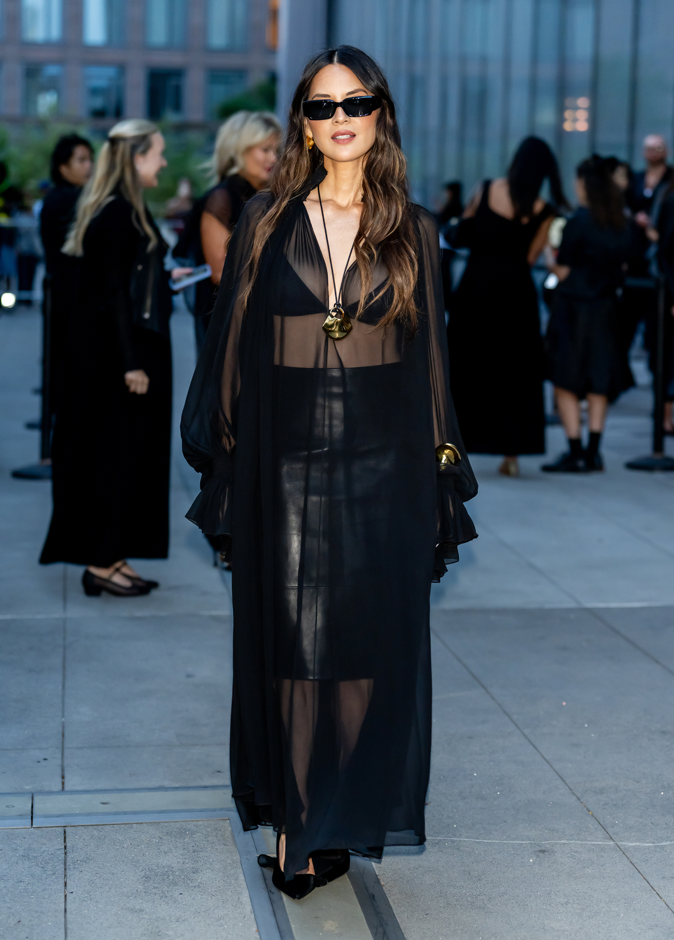 A celebrity attends the khaite spring/summer 2026 show.