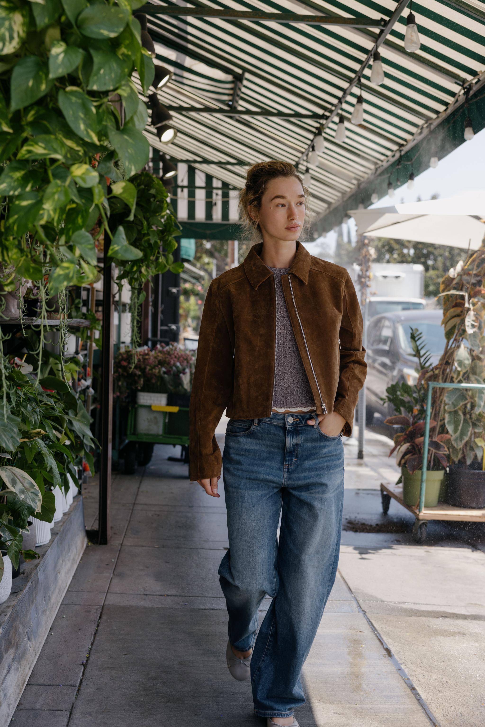 100% Leather Short Jacket