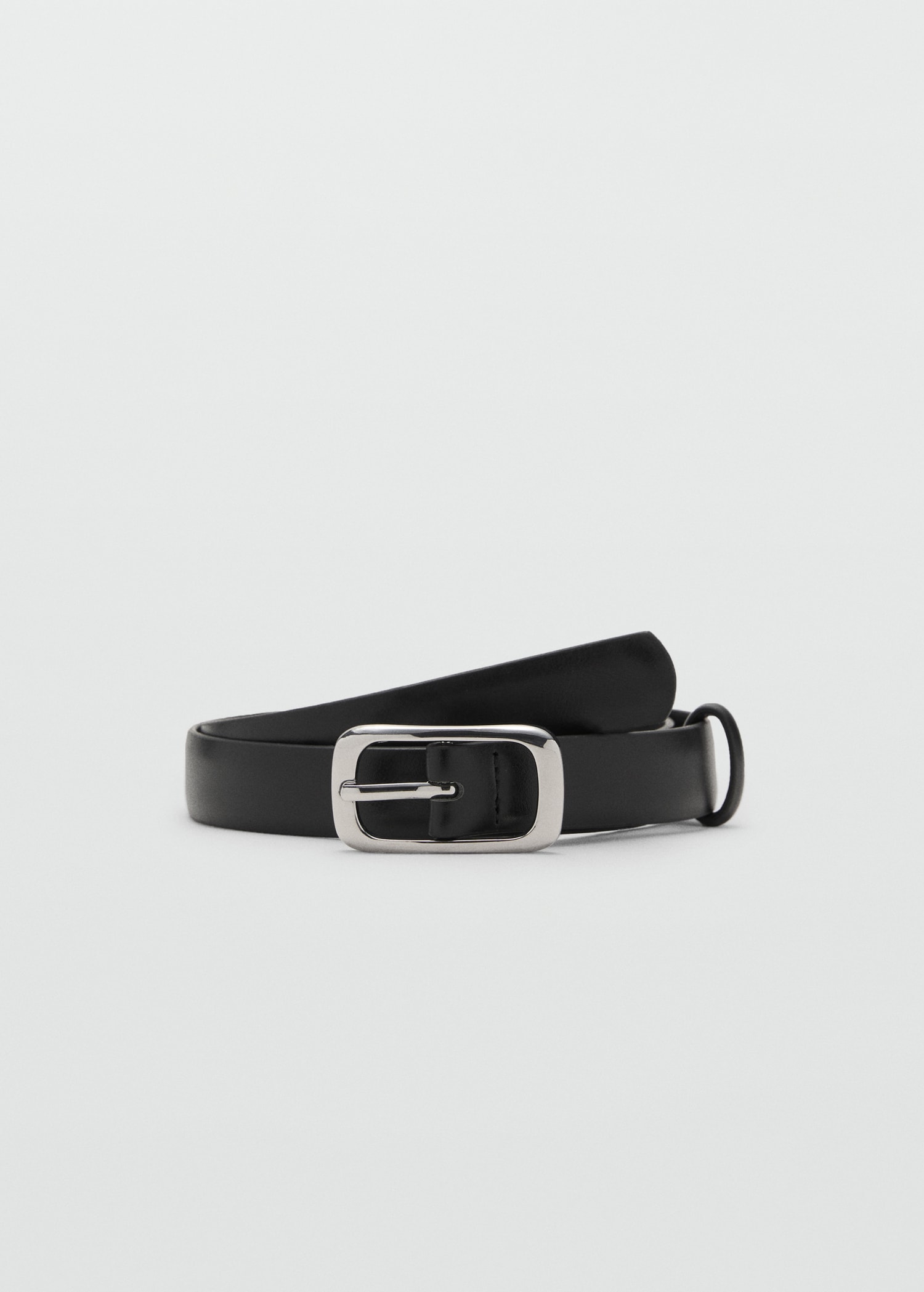 Rectangular Buckle Belt - Women | Mango United Kingdom