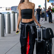 Not Black, Not White: The Very 2025 Sneaker Color Trend Fashion People Are Wearing to the Airport RN