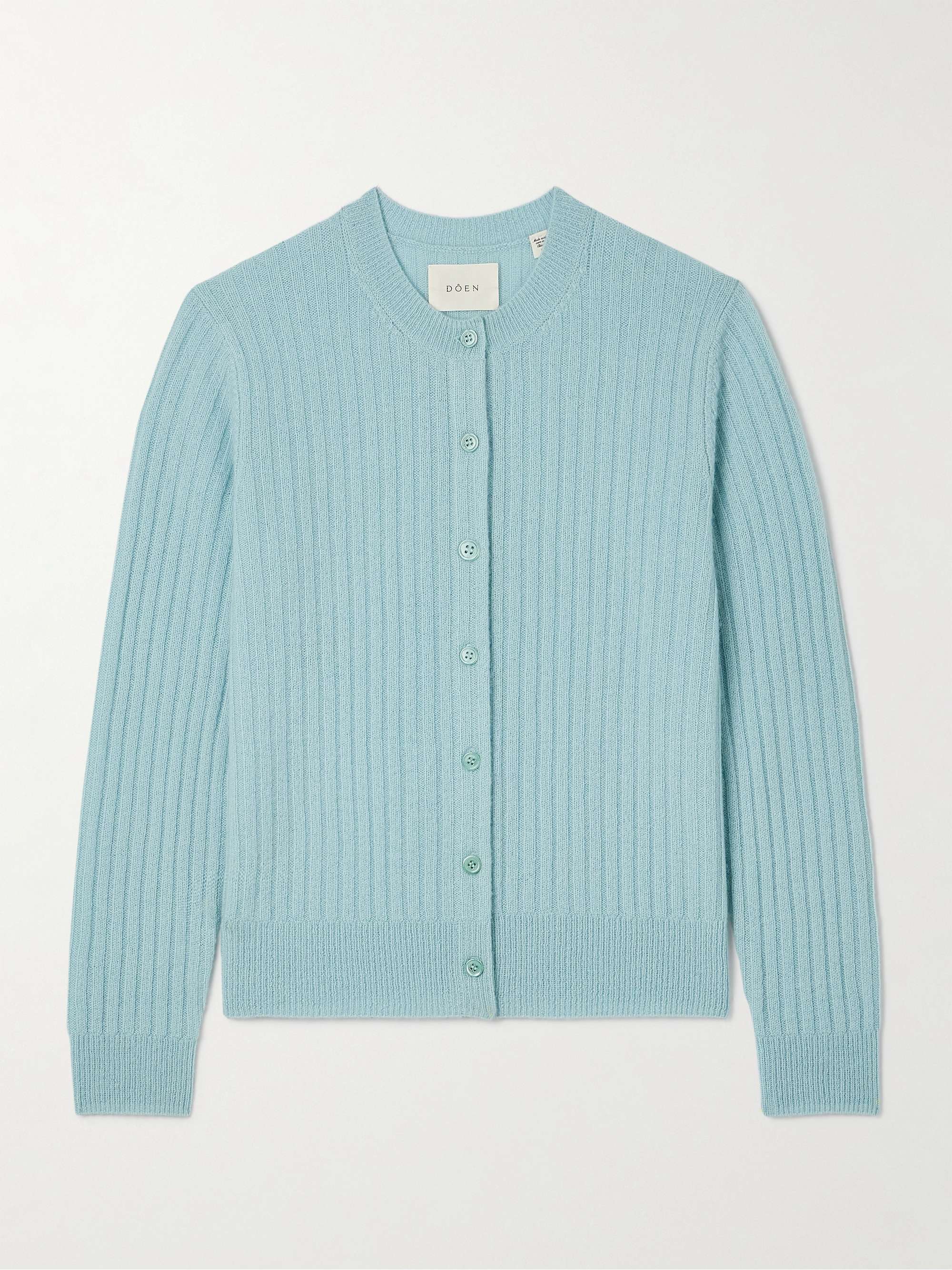 Dana&amp;euml; Ribbed Cashmere Cardigan