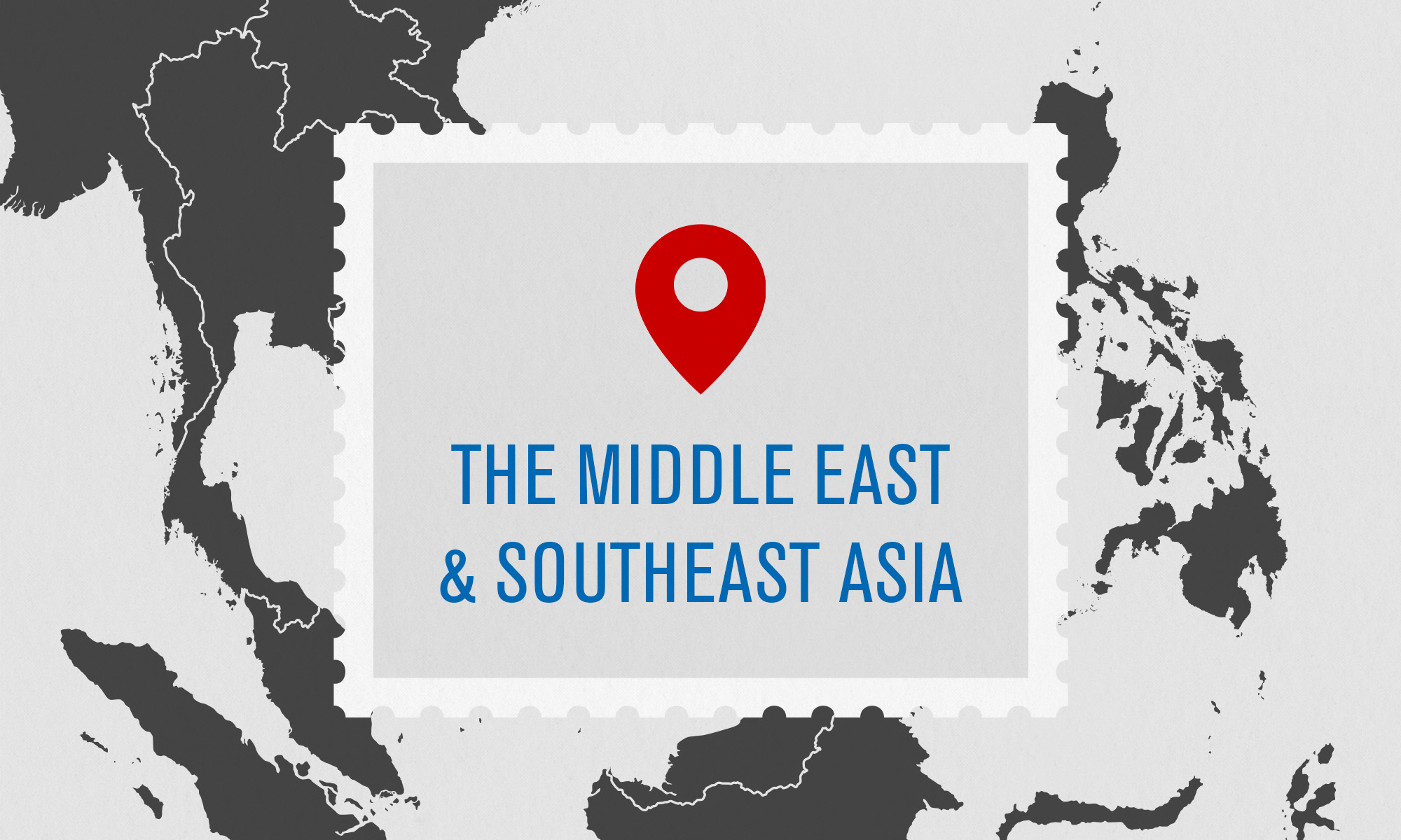 The Middle East &amp;amp; Southeast Asia map