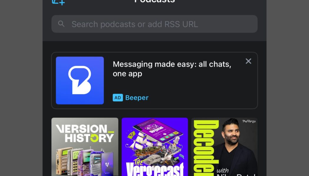 Pocket Casts is showing ads to people who paid for an ad-free app