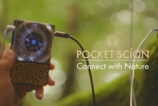 Pocket Scion is a synth you play with plants