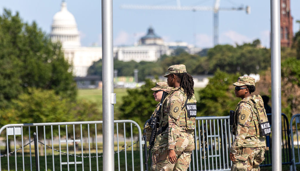 President Trump Has National Guard Doing Yard Work In "Crime-Ridden" D.C.