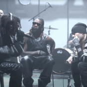 Rappers Offset and JID Perform "Bodies" with Drowning Pool on Fallon