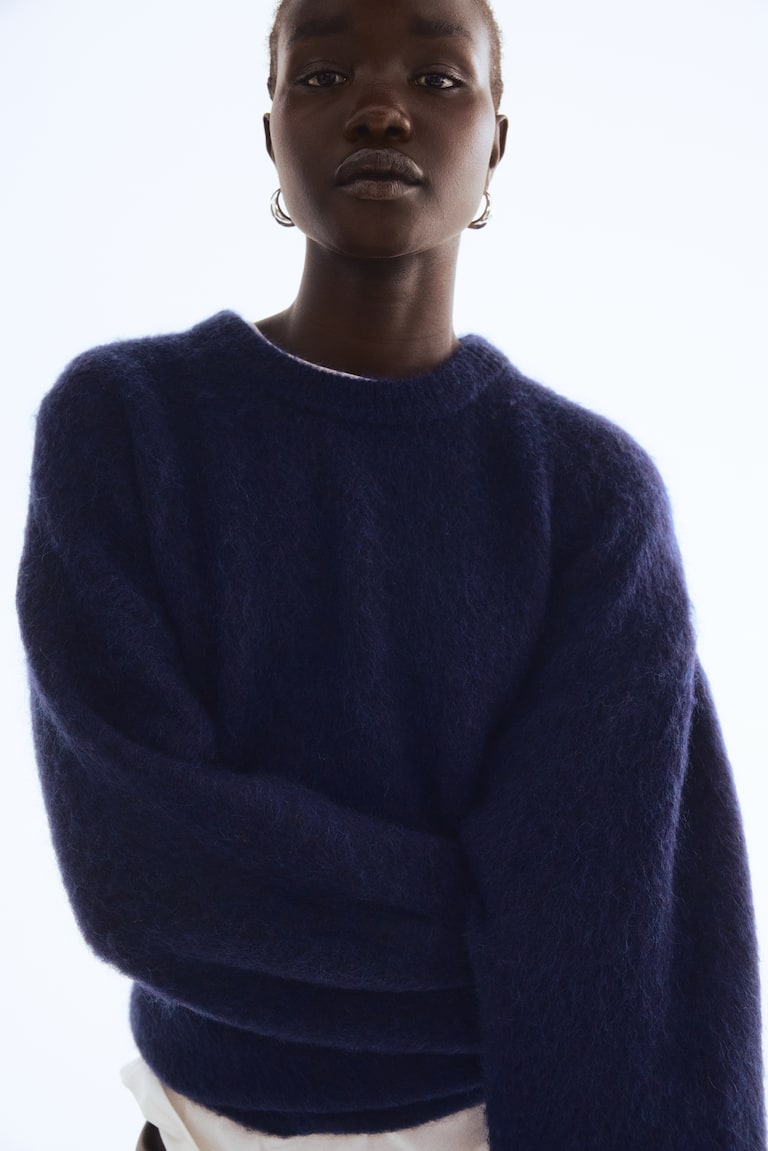 Oversized Mohair-Blend Sweater